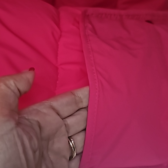 CK Hot Pink Puffer Jacket Sz XL - Picture 8 of 9